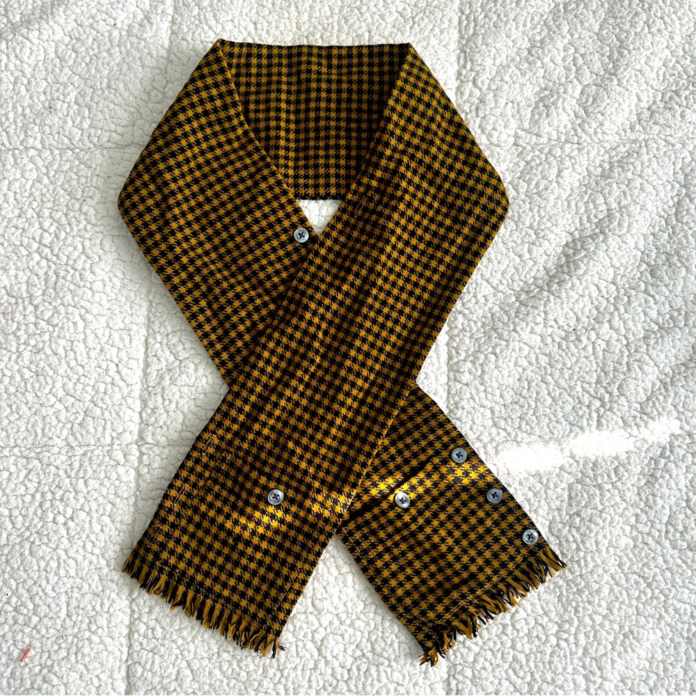 VINTAGE 70s Australian Wool Plaid Scardigan by Cisco